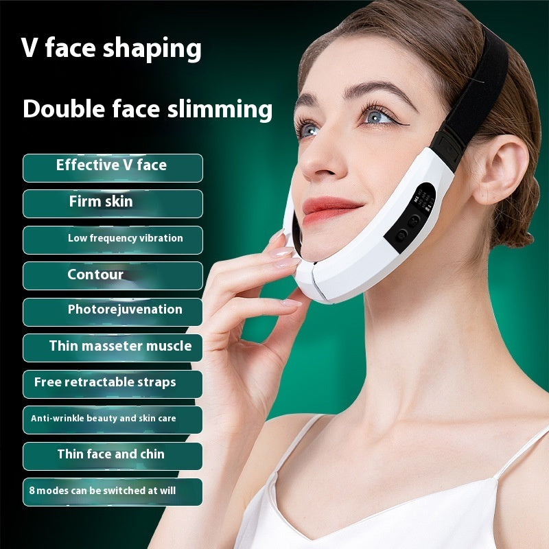 V Face Double Chin Massage Lifting And Tightening French Pattern Masseter Muscle Correction Lipodissolve Facial Beauty Apparatus