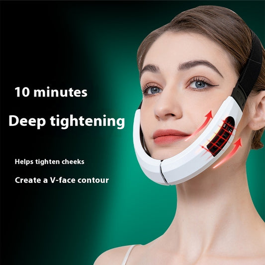 V Face Double Chin Massage Lifting And Tightening French Pattern Masseter Muscle Correction Lipodissolve Facial Beauty Apparatus