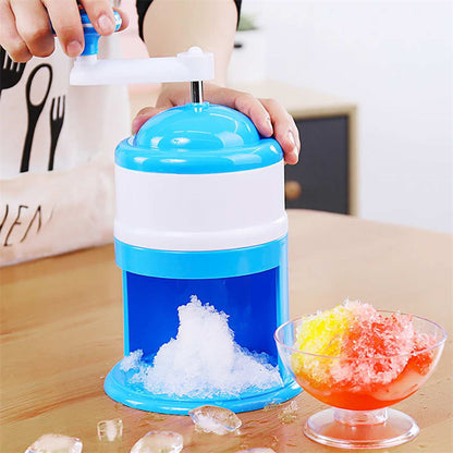 Portable Ice Crushers Hand Crank Ice Shaver - Manual Ice Blender