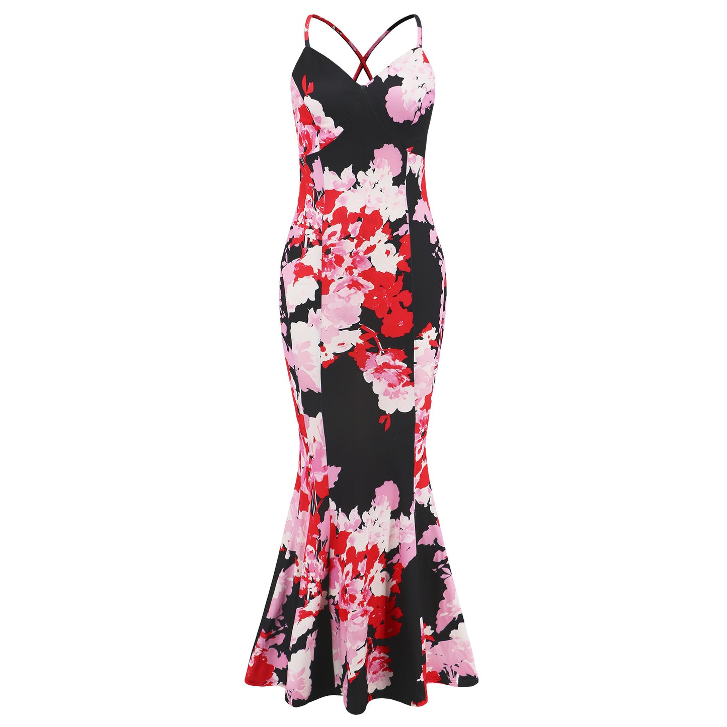 Bohemian Floral Dress Women Sleeveless